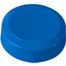 MAUL imanes redondos, plástico y metal, estructura fina, fuerza adhesiva 300 g, ø 20 x 7,5 mm, azul, 20 unid.