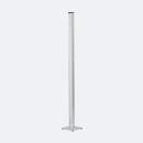 MAUL LED-Säulenleuchte MAULpino colour vario, 11 W, 1550 lm, 2700-6500 K, dimmbar, H 1130 mm, silber