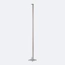 MAUL LED-Säulenleuchte MAULpino high performance, 25 W, 3848 lm, 4000 K, dimmbar, H 1430 mm, silber