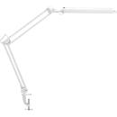 MAUL ledbureaulamp Atlantic, tafelklem, wit