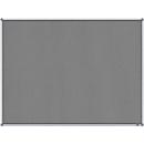 MAUL pinboard 2000, textile, grey, 1000 x 1500 mm