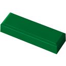 MAUL rectangular magnets, 53 x 18 x 10 mm, 20 pieces, green