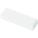 MAUL rectangular magnets, 53 x 18 x 10 mm, 20 pieces, white