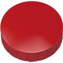 MAUL Solidmagnete, ø 32 x 8,5 mm, 10 Stück, rot