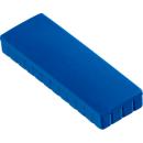MAUL solidmagneten, 54 x 19 mm, 10 stuks, blauw