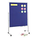 MAUL Tableau d'animation Pro, textile/textile bleu + set de cartes d'animation avec 360 cartes et 200 épingles