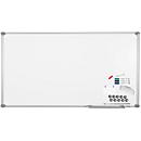 MAUL Whiteboard Premium 2000 SET, plata, esmaltado, 1800 x 900 mm