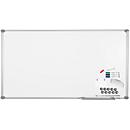 MAUL Whiteboard Premium 2000 SET, silber, emailliert, 900 x 1800 mm