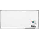 MAUL Whiteboard Premium 2000 SET, silver, enameled, 2400 x 1200 mm