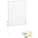 MAULsolid presentation board, paper coating, W 1200 x H 1500 mm + presentation card set with 360 cards and 200 pin needles 