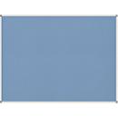 MAULstandard pinboard, textile, 900 x 1200 mm, light blue