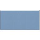 MAULstandard pinboard, textile, 900 x 1800 mm, light blue