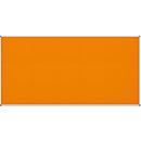 MAULstandard pinboard, textile, 900 x 1800 mm, orange