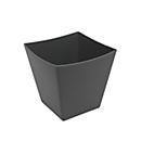 meet by Paperflow barquette réutilisable MEET FOOD M, 300 ml, plastique (PP), gris anthracite, 24 pièces