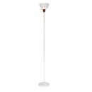 meet by Paperflow Jefferson Lampadaire blanc, métal/bois, H 1800 mm, E27