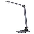 meet by Paperflow JOA Lampe de bureau LED gris métal, 400 lm (500 lux), Qi-chargeur 10W, mode CCT