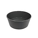 meet by Paperflow MEET BOWL herbruikbare kom, 700 ml, kunststof (PP), antracietgrijs, 12 stuks