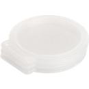 meet by Paperflow Trinkdeckel für Becher 300-500ml MEET SIP LID, Kunststoff (TPE), transluzent, 24 Stück