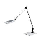 meet powered by Paperflow JIM LED tafellamp zilver/wit, 860 lm, 3-kleuren CCT, sensor, scharnierarm