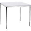 Meeting table, 800 x 800 mm, white