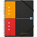 Meetingbook Oxford International DIN A5, doppelspiralgebunden, kariert, 80 Blatt, SKRIBZEE®-komp., 5 Stück
