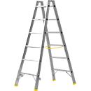 MEHRSI®-Sprossendoppelstehleiter, 6 Stufen