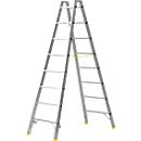 MEHRSI®-Sprossendoppelstehleiter, 8 Stufen