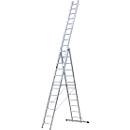 Mehrzweckleiter 3-teilig, 3x12 Sprossen