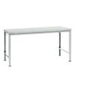 Mesa básica Manuflex UNIVERSAL especial, 1750 x 1000 mm, melamina gris luminoso, gris luminoso