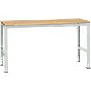 Mesa básica Manuflex UNIVERSAL estándar, tablero multiplex, 1750x800, gris luminoso