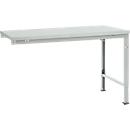 Mesa de extensión Manuflex UNIVERSAL especial, tablero melamina, 1500x1000, gris luminoso