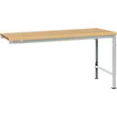 Mesa de extensión Manuflex UNIVERSAL especial, tablero multiplex, 1750x1000, gris luminoso