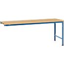 Mesa de extensión Manuflex UNIVERSAL especial, tablero multiplex, 2000x1000, azul brillante