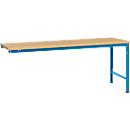 Mesa de extensión Manuflex UNIVERSAL especial, tablero multiplex, 2000x1000, azul luminoso