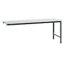 Mesa de extensión Manuflex UNIVERSAL especial, tablero plástico, 2000x1000, antracita