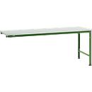 Mesa de extensión Manuflex UNIVERSAL especial, tablero plástico, 2000x1000, verde reseda