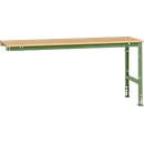 Mesa de extensión Manuflex UNIVERSAL estándar, 2000 x 800 mm, multiplex natural, verde reseda