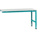 Mesa de extensión Manuflex UNIVERSAL estándar, tablero melamina, 1750x1000, azul agua