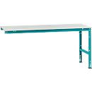 Mesa de extensión Manuflex UNIVERSAL estándar, tablero melamina, 2000x1000, azul agua