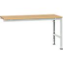 Mesa de extensión Manuflex UNIVERSAL estándar, tablero multiplex, 1750x1000, gris luminoso