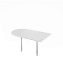 mesa de ombros, arqueada, L 1400 x P 800 mm