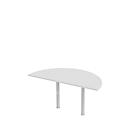 mesa de ombros, semicírculo, Ø 1600 mm
