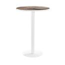 Mesa de pé Paperflow, redonda, com estrutura de aço, base de coluna, Ø 80 cm
