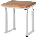 Mesa de trabalho da Série adlatus 600, ajuste de altura elétrico de 740 - 1140 mm