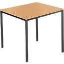 Mesa em tubo de aço, 800 x 700 mm