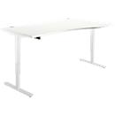 Mesa START UP, extensão direita/ esquerda, C- foot, freeform, uma vez que a altura elétrica é ajustável