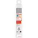 Mine de rechange Edding 8881, pour marqueur de construction à trou profond 8880, couleur d'encre graphite, largeur de trait 1-3 mm, malléable, 6 pièces