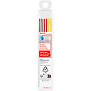 Mine de rechange Edding 8881, pour marqueur de construction à trou profond 8880, couleurs assorties, largeur de trait 1-3 mm, malléable, 6 pièces