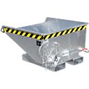 Mini spaanbak type EXPO-E 225, kabelbediend kiepbedrijf, capaciteit 0,225 m³, tot 750 kg, gegalvaniseerd