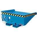 Mini spaanbak type EXPO-E 275, kipper met kabel, capaciteit 0,275 m³, tot 750 kg, lichtblauw RAL 5012